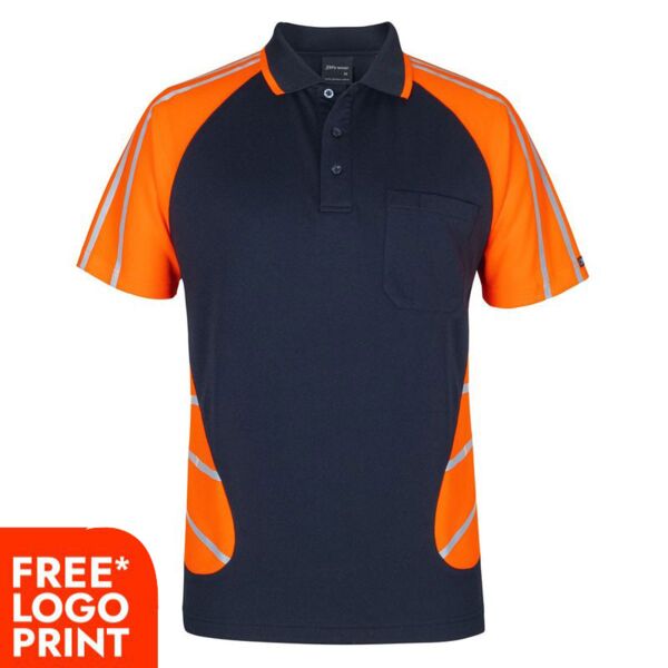 Street Spider Polo With Reflective Stripes Thumbnail